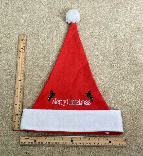 Merry Christmas Santa Hat by Christmas House NEW