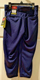 Rawlings Womens WRB150 Fastpitch Softball Pants Navy Blue XL