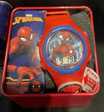 Spiderman LCD Flashing Youth Watch w/ Spiderman Light Up on Band