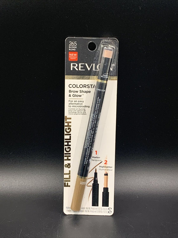 Revlon Colorstay Brow Shape & Glow Pencil Define Shape Highlight 265 Blonde