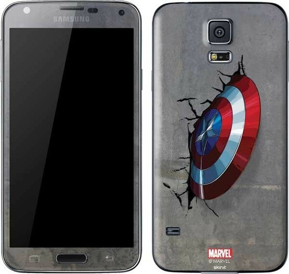 Captain America Vibranium  Shield Galaxy S5 Skinit Phone Skin NEW