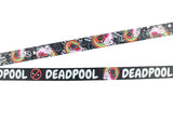 Marvel Deadpool Lanyard with Unicorn Rainbow Charm and Detachable ID Holder