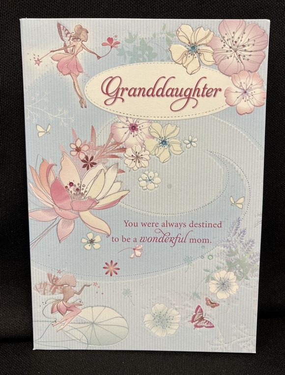 Granddaughter on Mother's Day Greeting Card w/Envelope