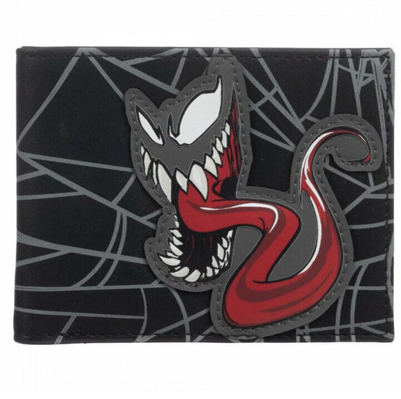 Marvel's Venom Face Bifold Wallet Black