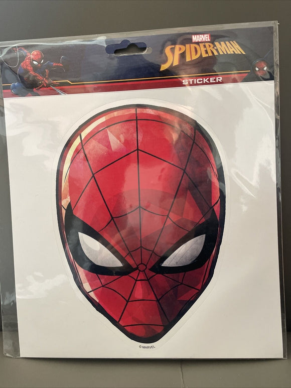 Spiderman Face Pose Sticker 8”x5”