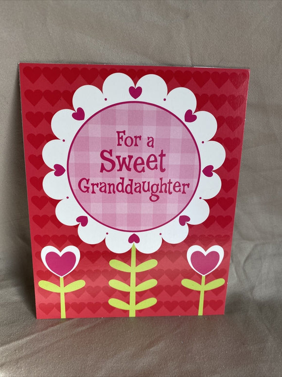 Graddaughter Valentine’s Day Card w/Envelope NEW