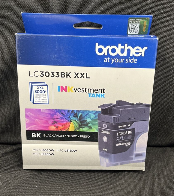 New Brother LC3033 Super High Yield Black Ink Cartridge (EXP:05/2026)