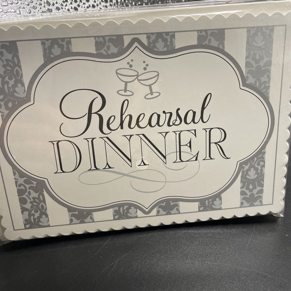 Wedding Rehearsal Dinner Invitations 20 Ct