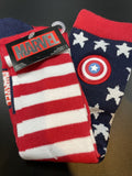 Marvel Captain America Stars & Stripes Knee High Ladies Socks