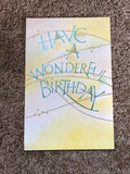 Happy Birthday Greeting Card w/Envelope NEW