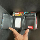 NWT Marvel Comics Men's Trifold Wallet  And Nail Implement Set in Gift Tin