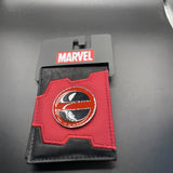 Marvel Deadpool Metal Logo Face Faux Leather Bifold Wallet