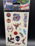 Marvel Comics Spider-Man Miles Morales 4-Sheet Variety Sticker Set Multi-Color