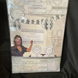 amscan Personalize Decorating Kit Create Any Sign Message,Center Pc,Garland,Etc