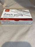 Office Depot 2” prong paper fastener sets 50 count Free Shipping