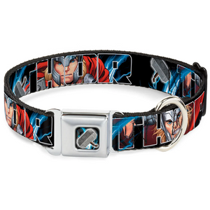 MARVEL AVENGERS Thor's Hammer Seatbelt Buckle Collar THOR: WTH010 Large