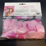 Pink Round Tissue Confetti .8oz