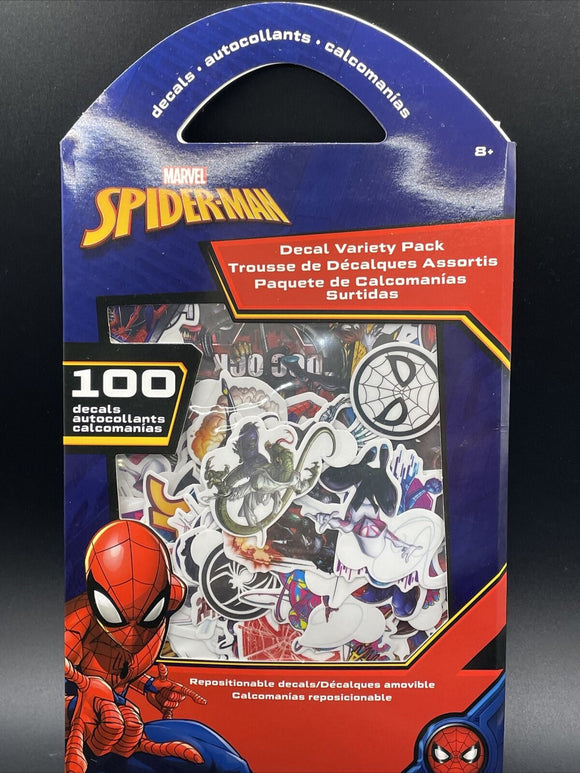 Marvel Spiderman 100 Decal Variety Pack