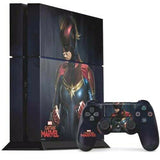 Marvel Captain Marvel Carol Danvers PS4 Bundle Skin By Skinit NEW