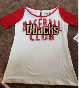 Women's D-Back Baseball T-Shirt NWT Size Small