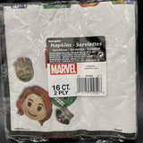 MARVEL EMOJIS LUNCH NAPKINS (16) ~ Birthday Party Supplies Serviettes Dinner