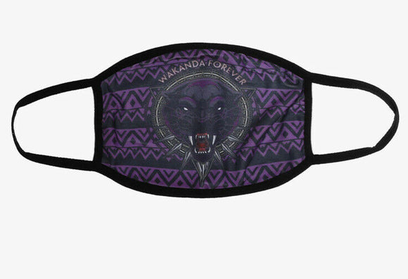 Marvel Wakanda Forever Black Panther Adult Fabric Face Mask Concept One