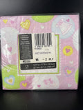 Pink Sweet Christening  Religious Lunch Napkins 16ct