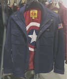 Hero Within Marvel Captain America Military Jacket Size XS