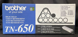 Genuine Brother TN-650 High Yield Toner Cartridge Black