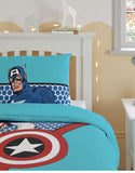 M&S Marvel Captain America Cotton Blend Duvet & Pillow Case Set