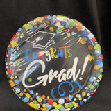 Bright Graduation Paper Dessert/Appetizer Plates 6 3/4 in 8ct