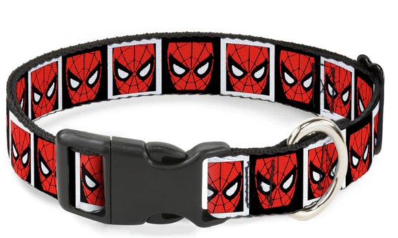 Plastic Clip Collar - Marvel Spider-Man Face: WSPD021 15