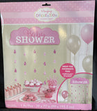 BABY GIRL DELUXE HANGING DECORATION ~ Shower Party Supplies Pink Doorway Ceiling