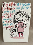 Birthday Greeting Card w/Envelope NEW