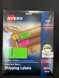 Avery 5978 Neon Colors Rectangle Laser Label - 2 X 4 - 150 Labels