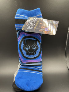 Marvel Black Panther Mens 2 Pairs Cabin Socks Sz 9-11