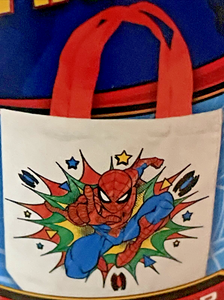 Marvel Spiderman Color Your Own 8”x8” Tote Bag W/4 Markers