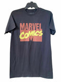 Marvel Comic Book Logo Fitted Jersey T-Shirt Sz X-Large NEW