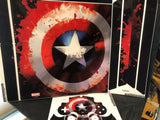 Captain America Shield  PS4 Bundle Skin By Skinit Marvel NEW