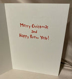Christmas Greeting Card w/Envelope NEW