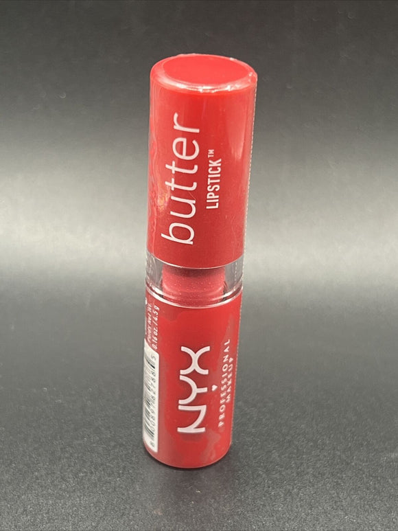 NYX Butter Lipstick Lip Color Balm Creamy Satin BLS02 Fruit Punch