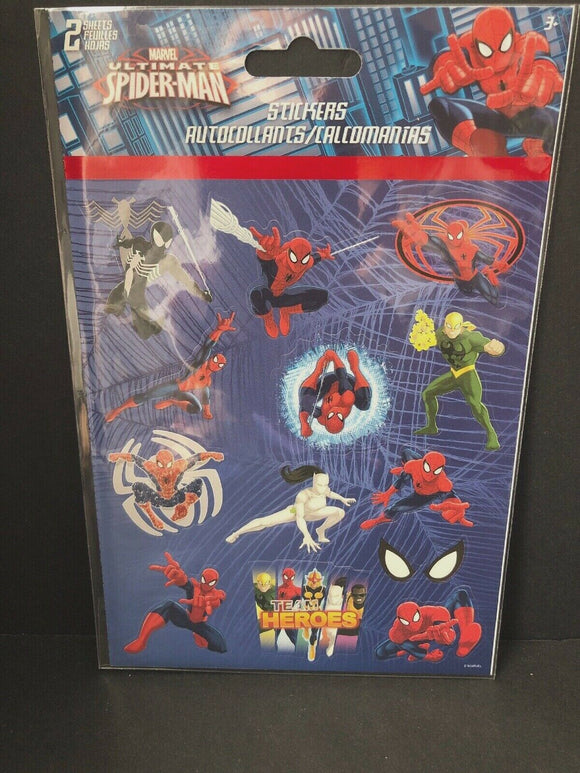 Marvel Ultimate Spider-Man 2 Sheet Stickers SandyLion NEW