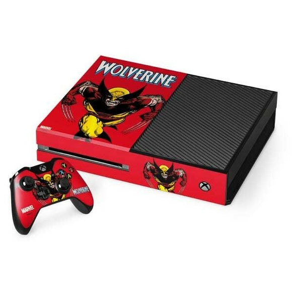 Wolverine Ready For Action Xbox One Console & Controller Skin By Skinit Marvel NEW