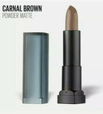 Maybelline Color Sensational Powder Matte Lipstick Lip Color 704 Carnal Brown