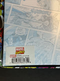 Marvel Comics Men's Multi-Color Classic Character Print Bifold Billfold Wallet
