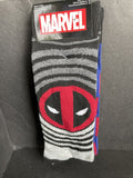 Dead Pool 2 Pairs of Logo Mens Crew Socks Sz6-12