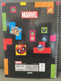 Marvel Avengers Kawaii Hardcover Spiral Notebook W/ Folder & Stickers 80 Sheets