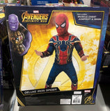 Marvel Avengers Infinity War Iron Spider Deluxe Boys Costume Sz 8-10 NEW