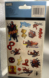 Marvel Spider-Man Character and Symbols Sticker Sheet 4-Pack Multi-Color