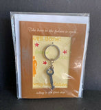 Key To Success Key Chain Graduation Card Russ NEW